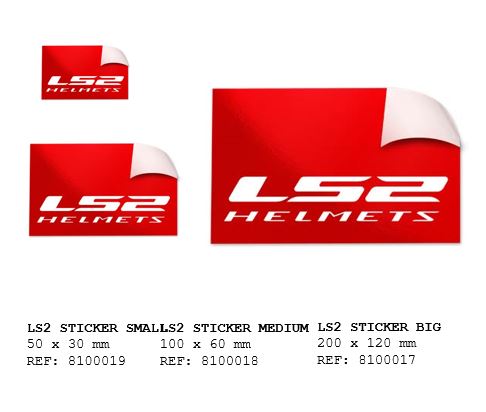LS2 Sticker Small